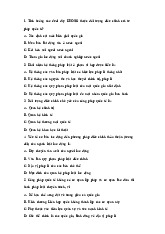 Đề Thi Trắc Nghiệm Môn Pháp Luật Đại Cương | Pháp Luật Đại Cương | Trường Đại học Hà Nội