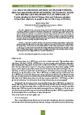 Các nhân tố ảnh hưởng đến mức độ nhận biết thương hiệu Tập đoàn Bưu chính Viễn thông Việt Nam của người dân trên địa bàn Thành phố Tân An, tỉnh Long An - Tạp chí khoa học