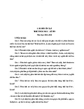 Câu hỏi ôn tập Triết học - Pháp luật đại cương | Trường Đại học Mở Hà Nội