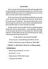 Chuoi Cung Ung TH True Milk  - Môn quản trị học - Đại Học Kinh Tế - Đại học Đà Nẵng