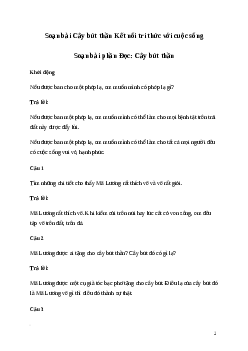 Soạn bài: Cây bút thần Tiếng Việt 3 | Kết nối tri thức