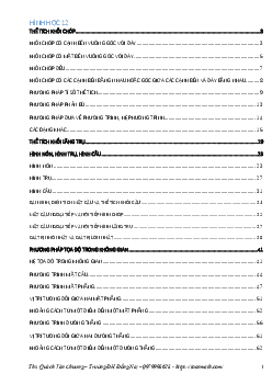 402 bài toán trắc nghiệm Hình học 12 có đáp án – Quách Văn Chương