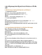 Cách viết phương trình tiếp tuyến của đồ thị hàm số dễ hiểu nhất