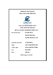 Báo cáo website bán thú cưng - Công nghệ thông tin | Trường đại học Điện Lực