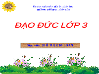 Giáo án điện tử Đạo đức 3 Bài 3 Cánh diều: Em quan tâm hàng xóm láng giềng (tiết 1)