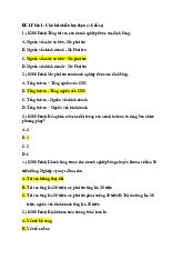 Đề cương ôn tập trắc nghiệm và tự luận môn Nguyên lý kế toán 1 | Trường Đại học Duy Tân