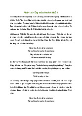 Phân tích khổ 1 Đây mùa thu tới của Xuân Diệu | Ngữ văn 11