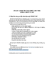 Lab15 Owasp Zap để kiểm thử bảo mật cho Web Application và API Tài liệu ôn thi Vstep Speaking | Đại học Bách Khoa, Đại học Đà Nẵng