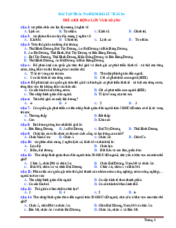 Trắc nghiệm Địa 7 Bài 25: Thế giới rộng lớn và đa dạng (có đáp án)