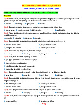 Đề Cương Ôn Tập Học Kỳ 1 Kinh Tế Và Pháp Luật 10 Kết Nối Tri Thức 2025-2026