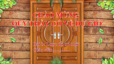 Bài 3: Lược đồ trí nhớ(Tiết 1) | Bài giảng PowerPoint Địa Lí 6 | Cánh diều