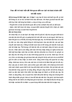 Soạn bài Trao đổi về một vấn đề liên quan đến cơ hội và thách thức đối với đất nước | Ngữ văn 12 Chân trời sáng tạo (Tập 1)