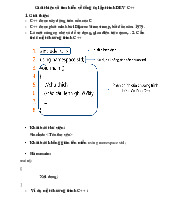 Giới thiệu và tìm hiểu về công cụ lập trình DEV C++ môn Công nghệ thông tin   | Trường đại học kinh doanh và công nghệ Hà Nội