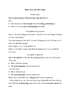 Soạn bài Khoe của; Con rắn vuông - Chân trời sáng tạo