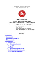 Mẫu bài tiểu luận triết học hoàn chỉnh I Đại học Ngoại Thương