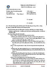 Bài thi Quản trị thương hiệu 1 - Đề 10 - Học kỳ 1 2021-2022 | Trường Đại học Thương Mại