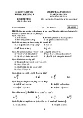 Đề giữa kỳ 1 Toán 10 năm 2024 – 2025 trường THPT Kẻ Sặt – Hải Dương