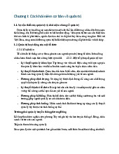 Cơ Sở Lý Thuyết Quản Trị Tổng Quan Khái Niệm và Lý Thuyết | Môn Quản trị học đại cương - Đại học Bách Khoa Hà Nội
