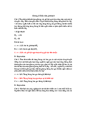 Trắc nghiệm chương 9  môn xác suất thống kê| Đại học Kinh tế Quốc Dân