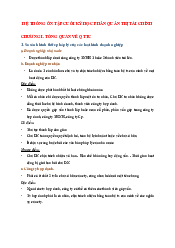 Đề cương cuối kỳ - Kinh tế | Trường Đại học Vinh