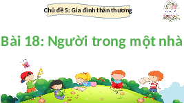 Giáo án điện tử Hoạt động trải nghiệm 2 Chủ đề 5 Cánh diều: Gia đình thân thương