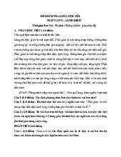 Đề thi giữa học kỳ 1 môn Ngữ Văn lớp 9 năm học 2024 - 2025 | Bộ sách Cánh diều