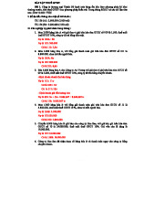 BÀI TẬP KẾ TOÁN THUẾ GTGT - Định Khoản Và Xác Định Nghĩa Vụ Thuế