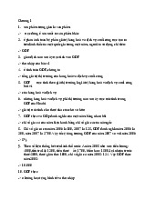 Từ khóa trả lời trắc nghiệm ngắn full chương | Môn kinh tế vĩ mô