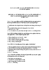 Đề cương môn Tư tưởng Hồ chí minh - Trường Đại học lao động -  xã hội.