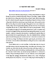 Lý thuyết trò chơi | Gordon E. Slethaug