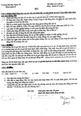 Đề thi cuối kỳ - Môn Kinh tế vĩ mô - Đại Học Kinh Tế - Đại học Đà Nẵng