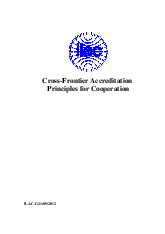 Cross-Frontier Accreditation Principles for Cooperation