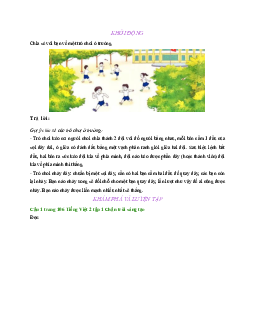 Giải SGK môn Tiếng Việt lớp 2 -  Bài 3: Yêu lắm trường ơi | Chân trời sáng tạo