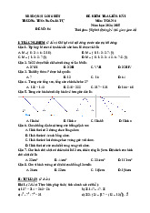 Đề giữa học kì 1 Toán 6 năm 2024 – 2025 trường THCS Ngô Gia Tự – Hà Nội