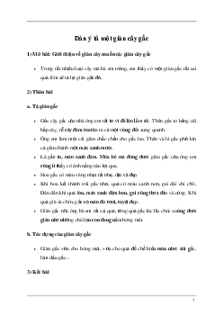 Tả một giàn cây gấc (Dàn ý + 6 mẫu) | Tập làm văn lớp 5