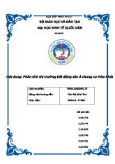 Phân Tích Thị Trường Bất Động Sản Chung Cư Hòa Phát | Môn Thị trường bất động sản - Đại học Kinh Tế Quốc Dân