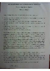 Đề thi cuối kỳ học phần Pháp luật kinh doanh bất động sản năm 2024 - 2025 | Đại học Luật Thành phố Hồ Chí Minh