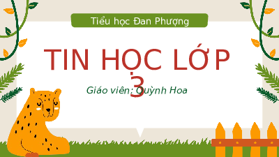 Giáo án điện tử Tin học 3 Bài 3 Kết nối tri thức: Chuột máy tính