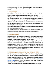 Công tác là gì? Thời gian công tác tính như thế nào?