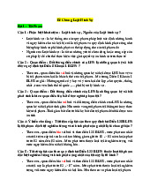Đề Cương Môn Luật hình sự | Trường Đại học Luật Hà Nội