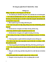 Đề cương học phần Kinh tế Chính trị Mác - Lênin | Trường Đại học Kinh tế Quốc Dân