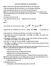 Bài tập lý thuyết xác suất | Đại học Kinh tế kỹ thuật công nghiệp