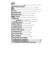 MỤC LỤC - Nghiên Cứu Về Rủi Ro Trong Môi Trường Vi Mô Ngành Du Lịch