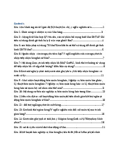 Đề cương ôn tập Kinh doanh kho và bao bì môn Bao bì và Thương hiệu hàng hóa | Đại học kinh tế Quốc dân
