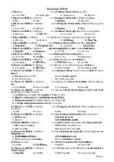 Câu hỏi mẫu Át lát - Địa Lí 12