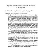 Đề cương ôn tập môn Lịch sử Đảng CSVN | Đại học Thương Mại