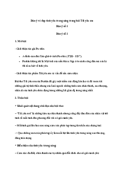 Văn mẫu lớp 11: Cảm nhận vẻ đẹp tình yêu trong sáng trong bài thơ Tôi yêu em | Cánh diều