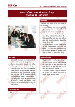 Giáo trình môn kinh tế vi mô