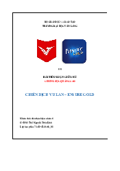 Bài tiểu luận: Chiến lược quảng cáo Ensure Gold môn Quan hệ công chúng - Truyền thông | Đại học Văn Lang