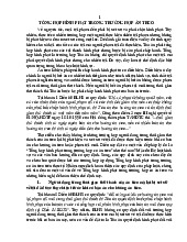 Tổng hợp hình phạt trong trường hợp có án treo | Môn Luật hình sự - Trường Đại học Luật Hà Nội